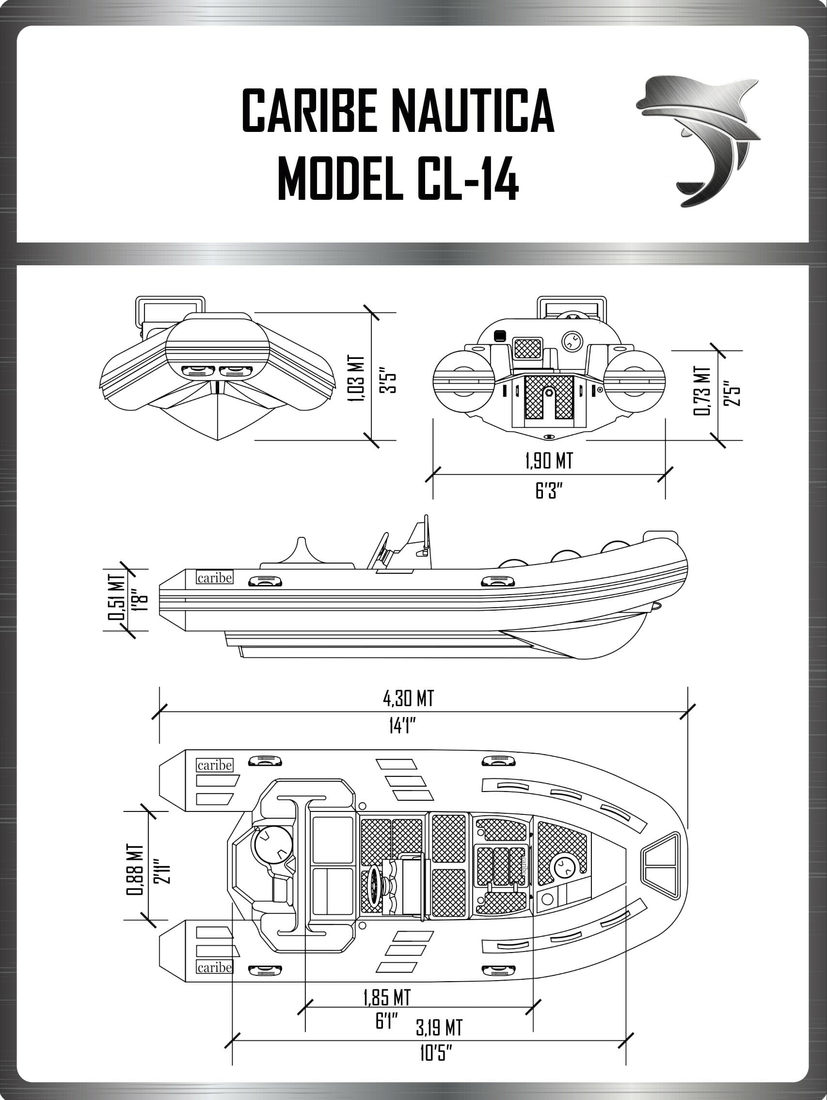 Caribe CL14 diagram